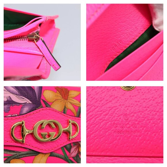 Authentic GUCCI Flora Zumi Leather Wallet bst477-022826 - Picture 16 of 16